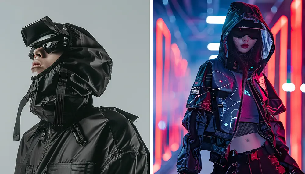 cyberpunk fashion aesthetic