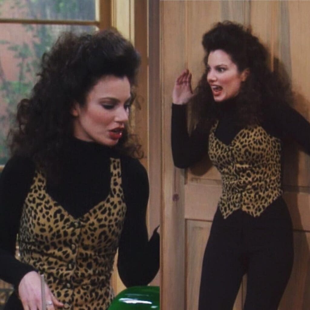 fran drescher cheetah print