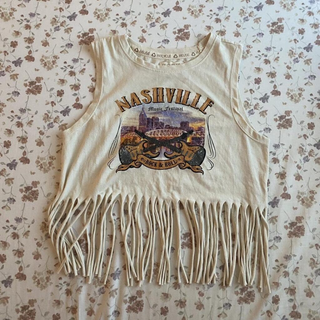 fringe tshirt country