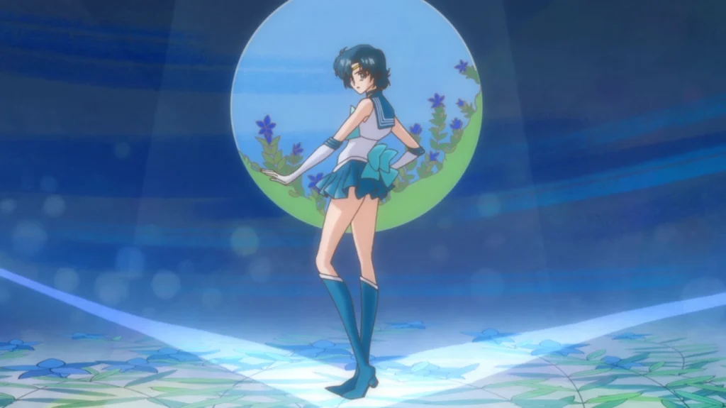 sailor Mercury female cartoon character