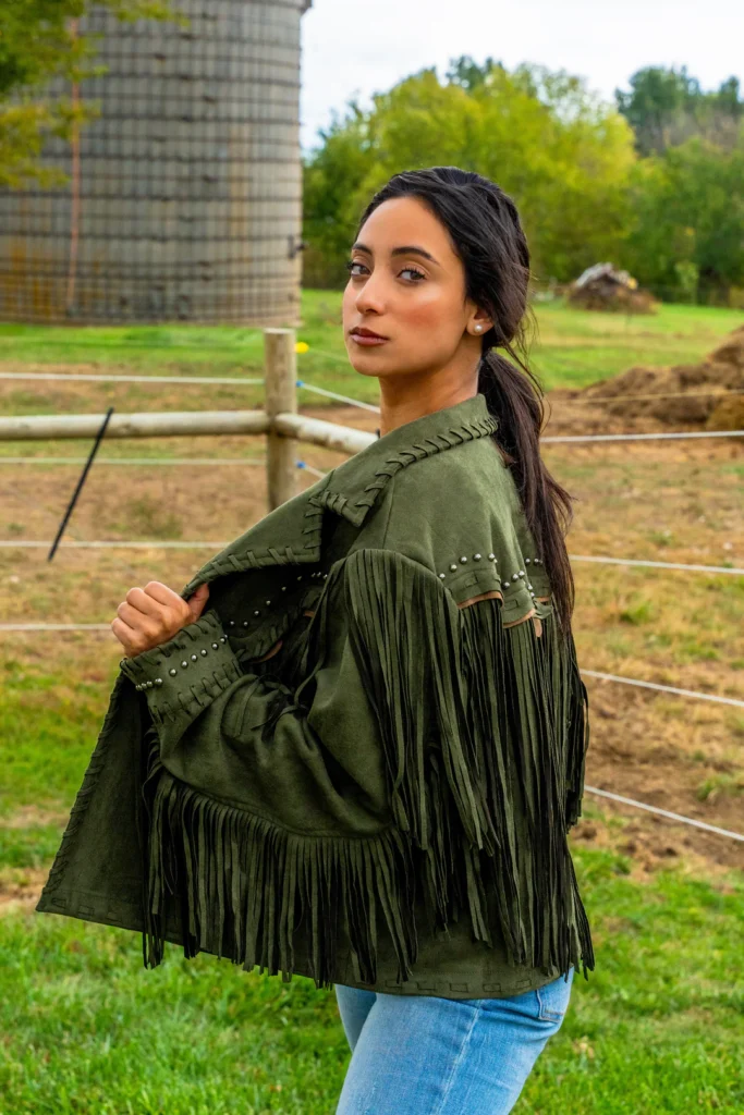 suede fringe jacket