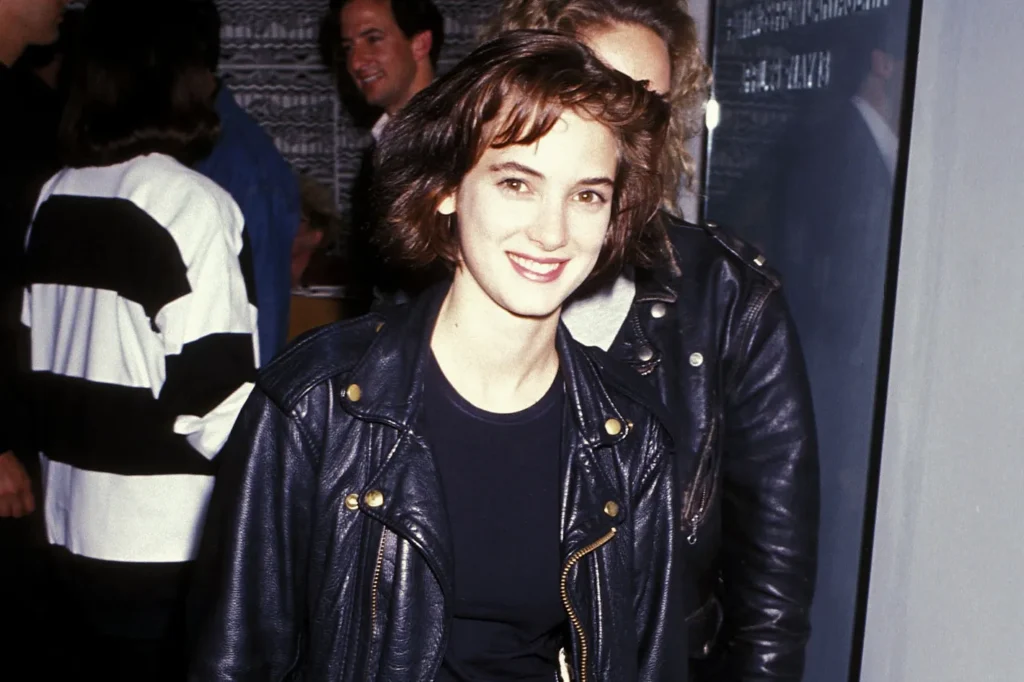 Winona Ryder grunge clothing